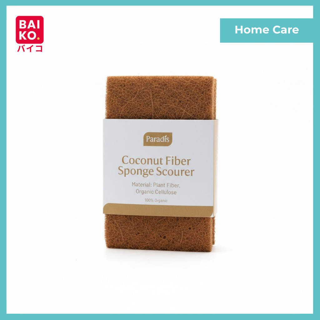 Paradis Coconut Fiber Sponge Scourer Spons Cuci Piring Ramah Lingkungan Anti Bakteri