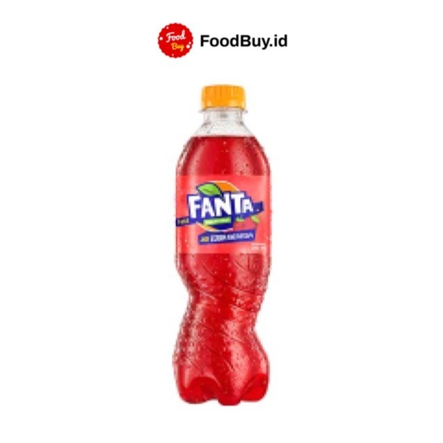 Fanta Minuman Soda Rasa Stroberi Botol 390 ml