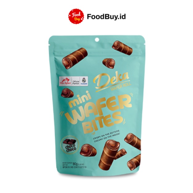 Deka Mini Wafer Bites Chocolate 80 gr