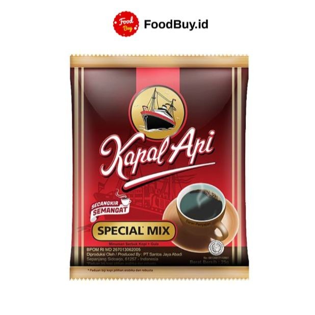 Kopi Instan Sachet Spesial Mix Kapal Api 25 gr (10 sachet)