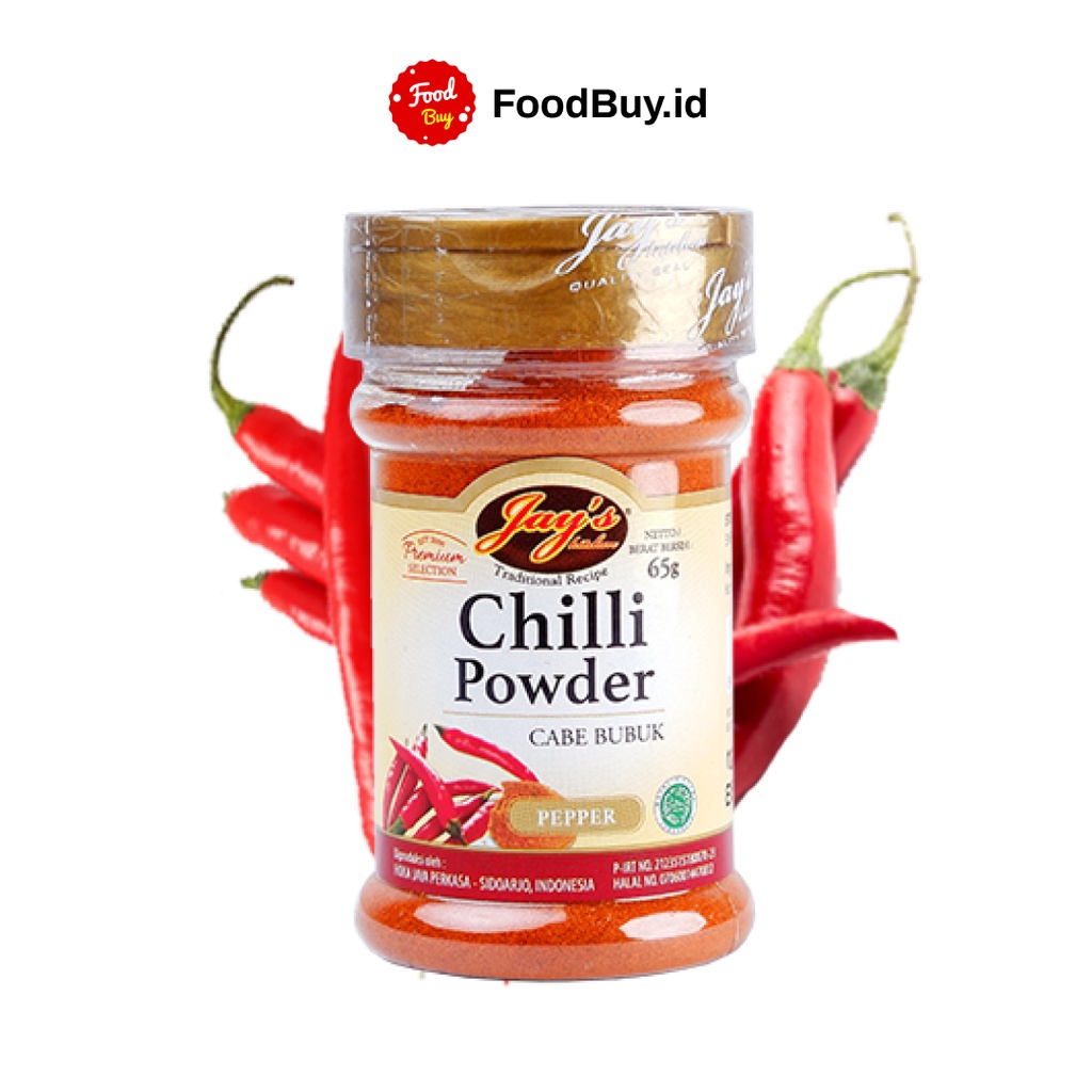 Jay's Chili Powder / Cabe Bubuk 65 gr