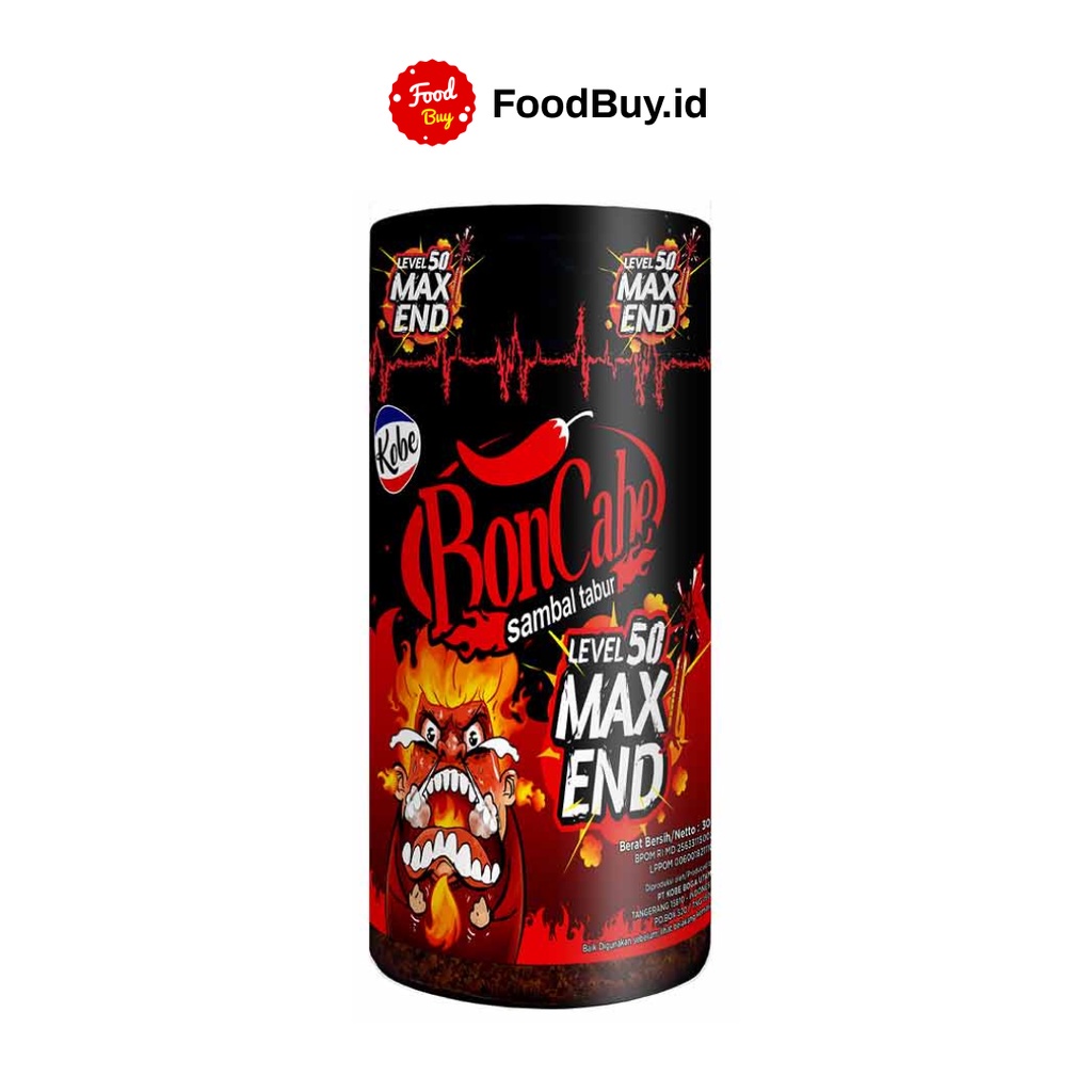 Kobe Bon Cabe Max End Sambal Tabur Level 50 Botol 30 gr