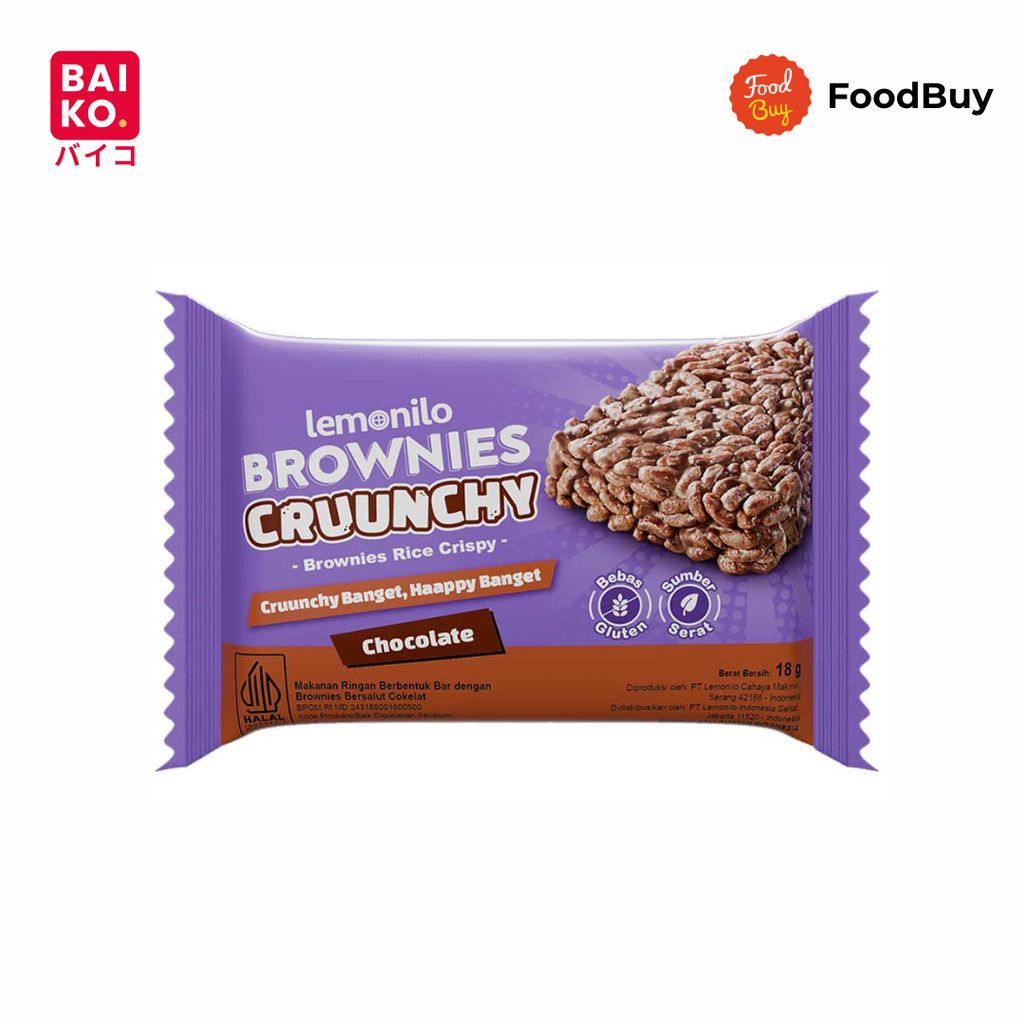 Lemonilo Brownies Crunchy 18 Gr