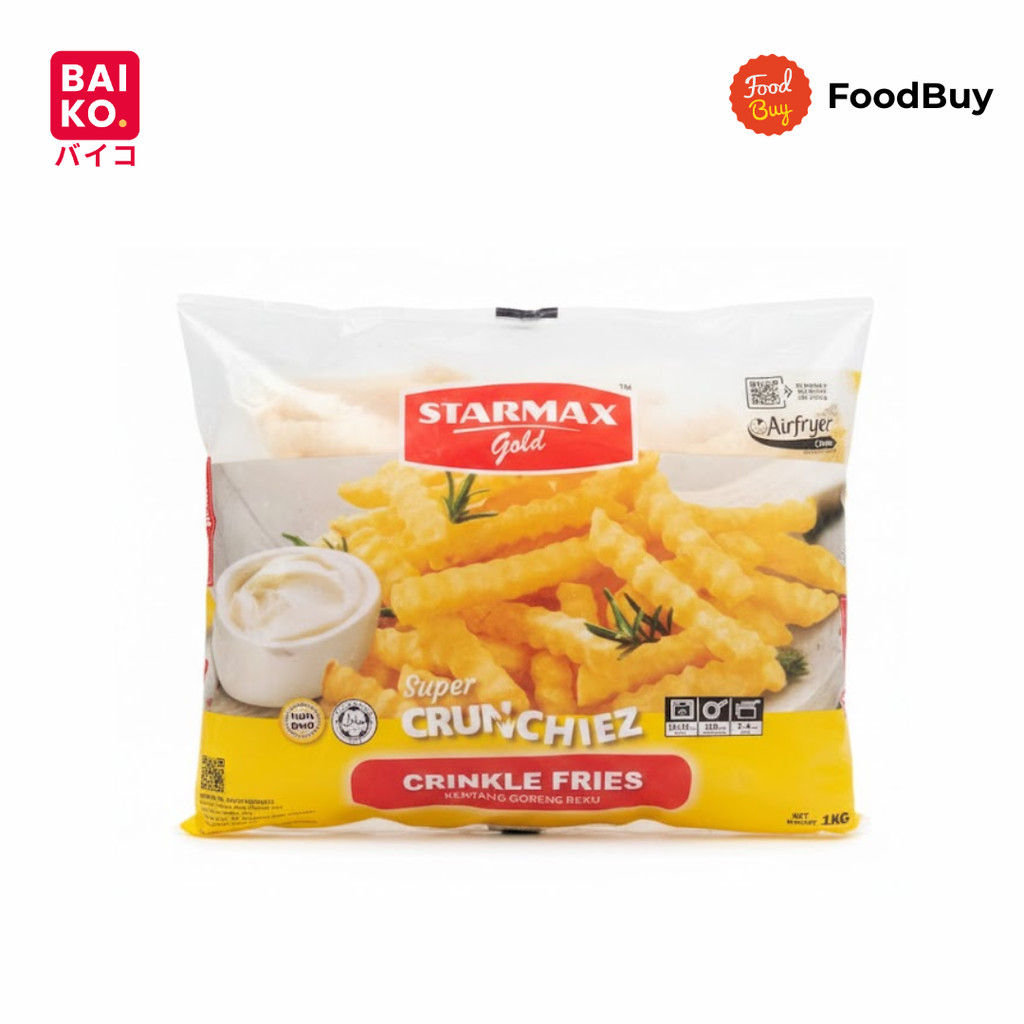 Starmax Kentang Goreng Crinkle Cut 1kg