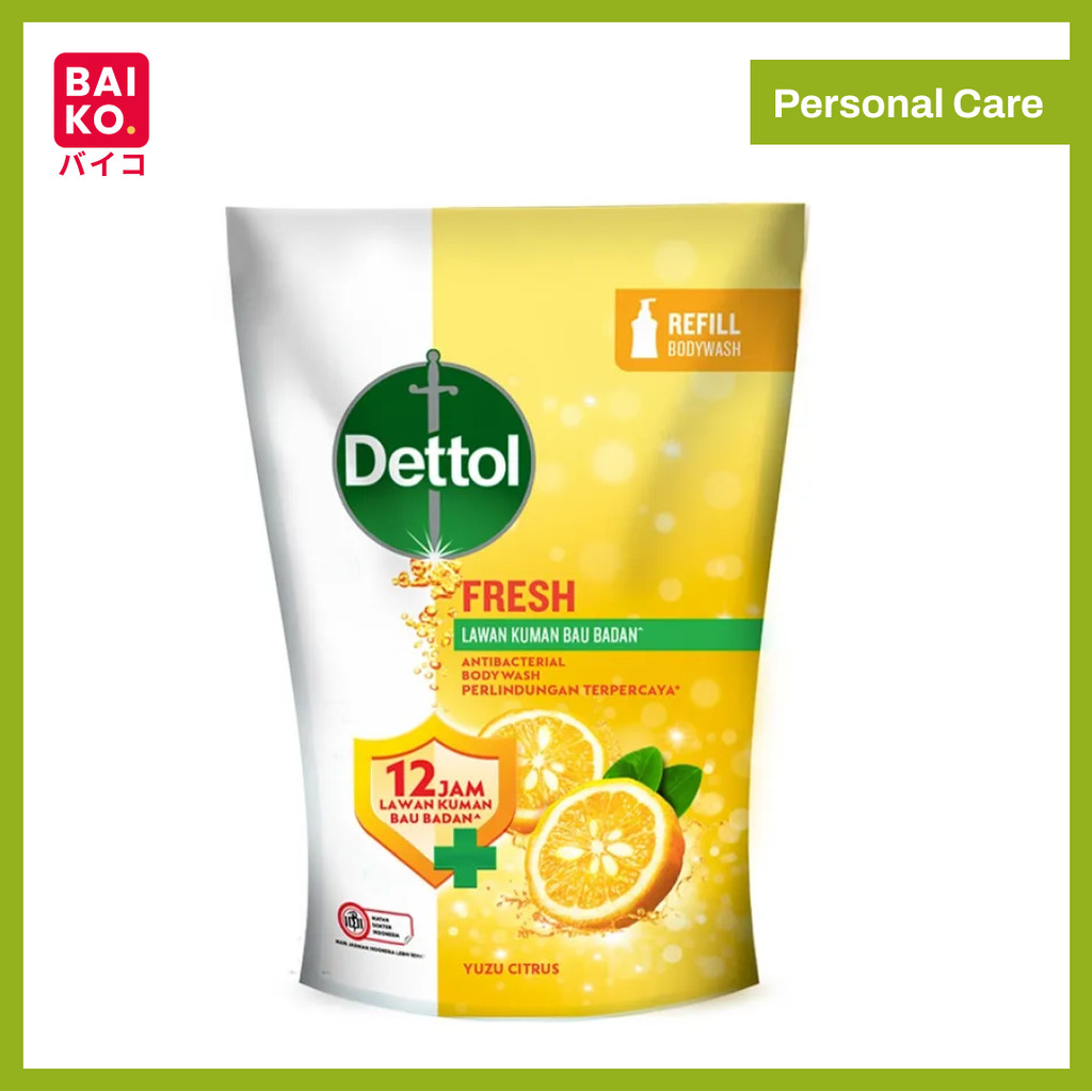 Dettol Sabun Mandi Cair Fresh Anti Bakteri 370gr