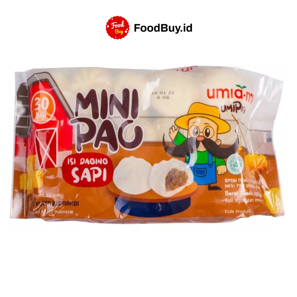 Umiami Mini Pao isi Daging Sapi (30 biji)