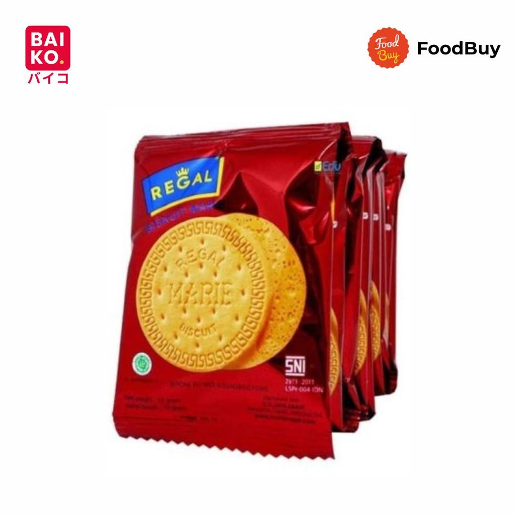 Paket 1 Rtg - Regal Marie Biskuit 12gr Isi 10pcs