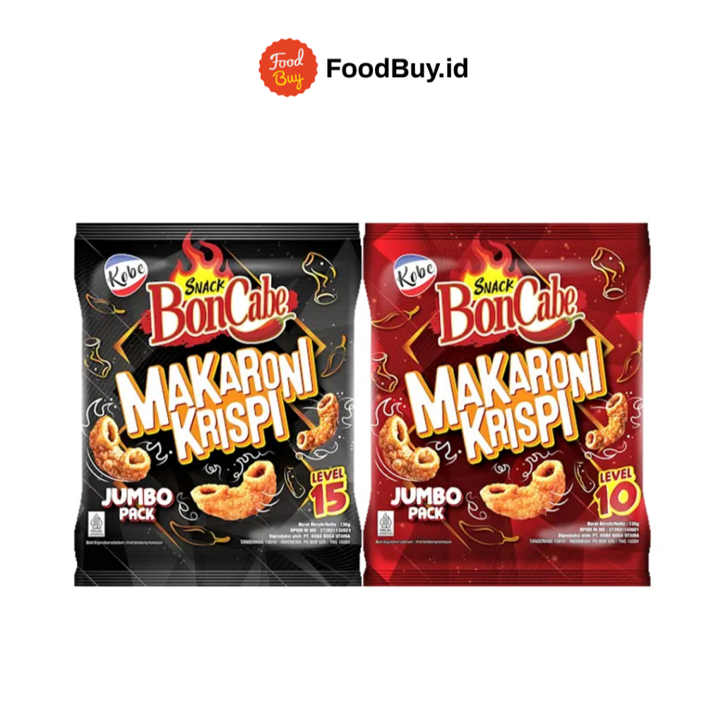 Bon Cabe Makaroni Krispi Jumbo Pack ( Level 10 / Level 15 )