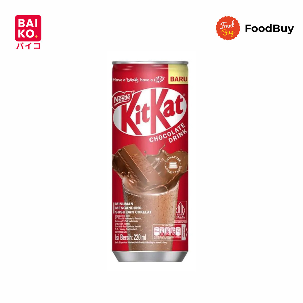 Nestle KitKat Minuman Cokelat Can 220ml