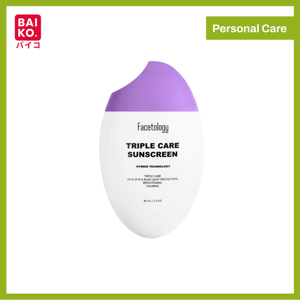 Facetology Triple Care Sunscreen SPF 40 PA+++ 40ml