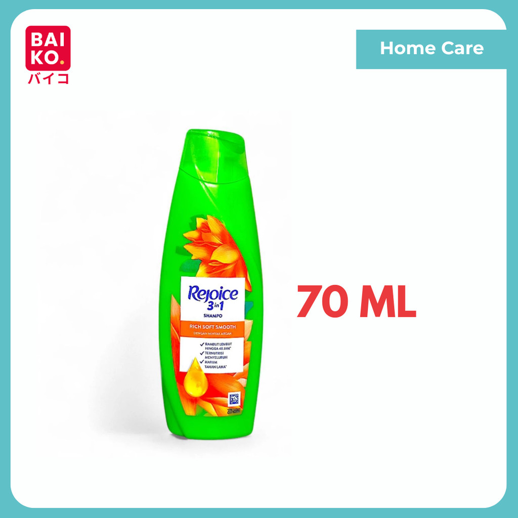 Rejoice Shampoo 3 in 1 Rich Soft Smooth 70ml