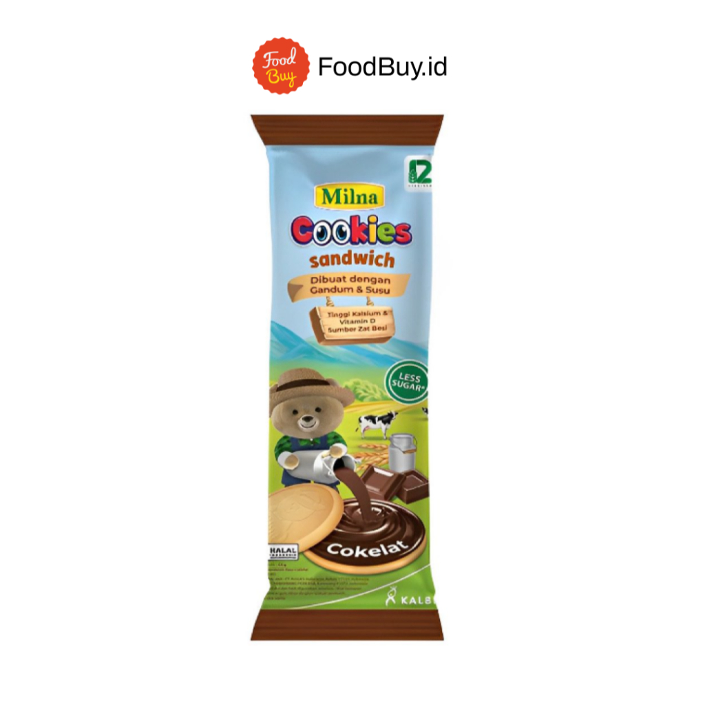 Milna Cookies Sandwich Rasa Cokelat 24gr