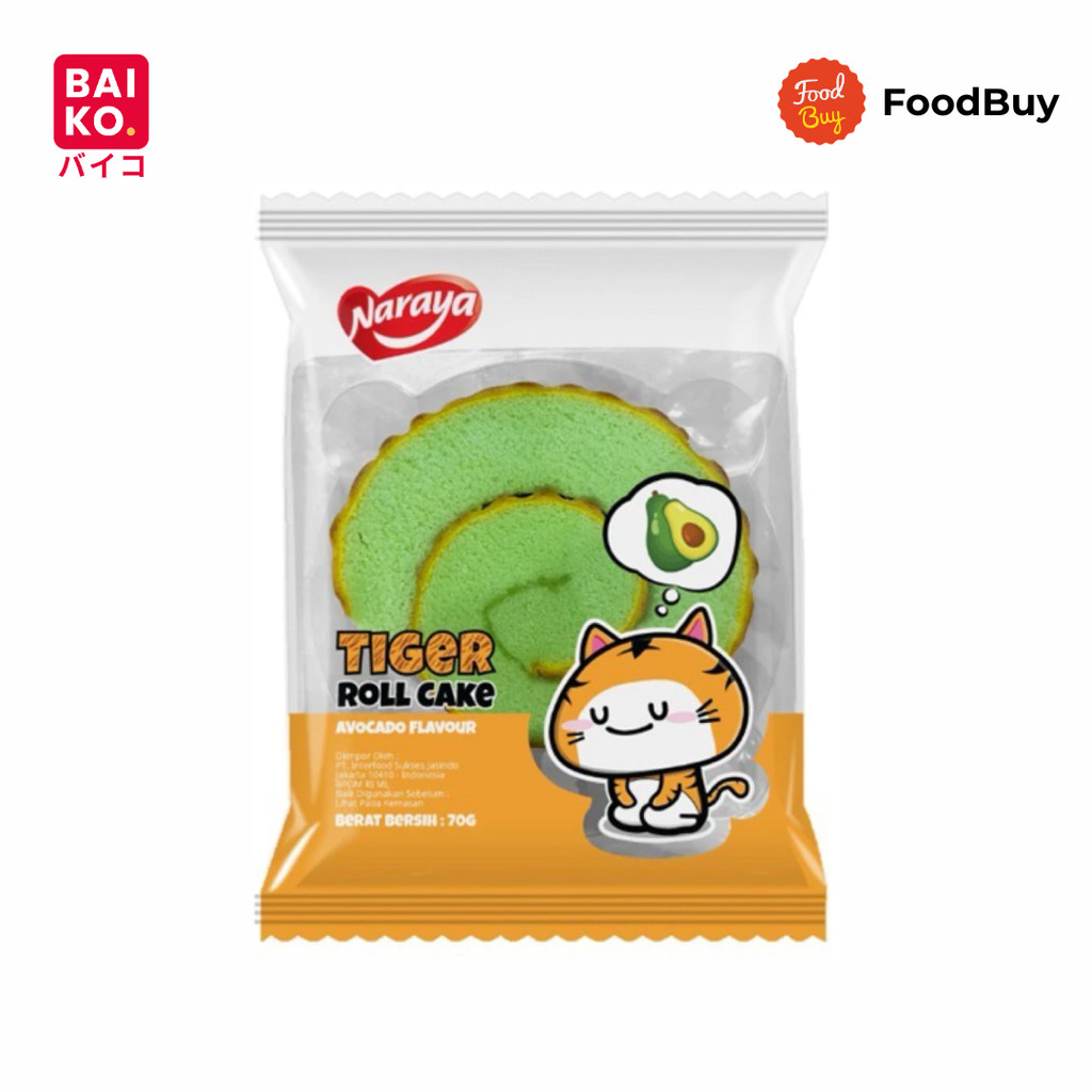 Naraya Tiger Roll Cake Alpukat 70gr