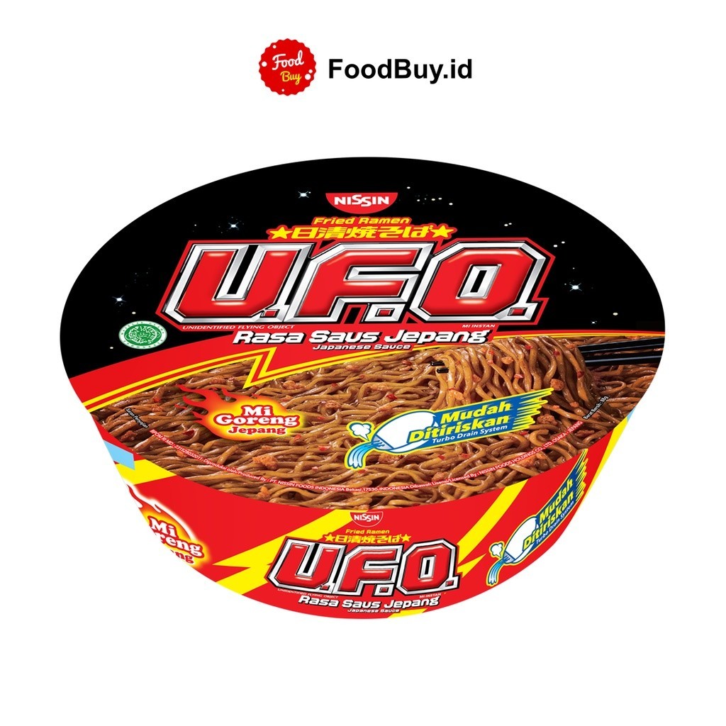 Nissin Fried Ramen U.F.O Rasa Saus Jepang 88 gr