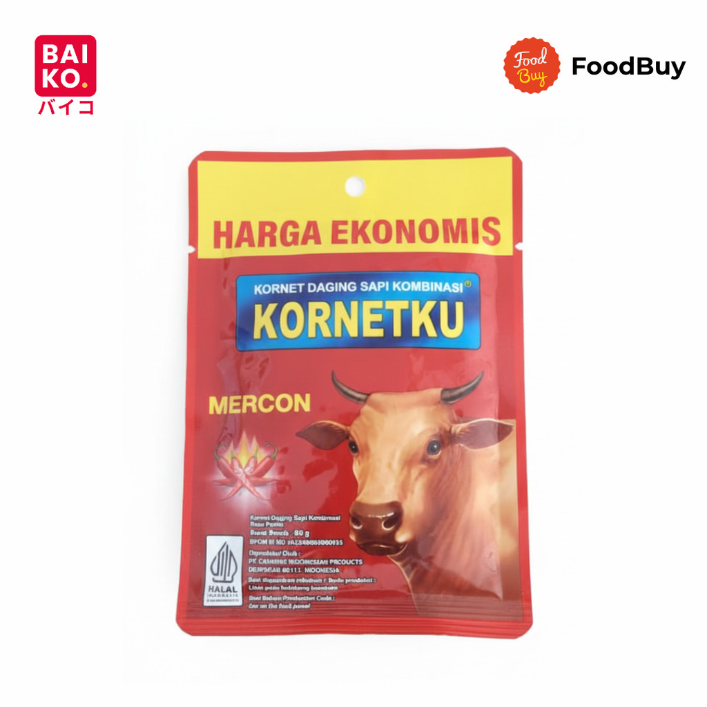 Pronas Kornetku Daging Sapi Mercon Sachet 50 gr